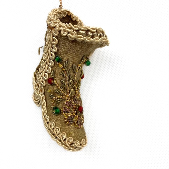 Vintage, Collectible, Wayne M Kleski, Victorian style boot ornament with hangar - Picture 8 of 9